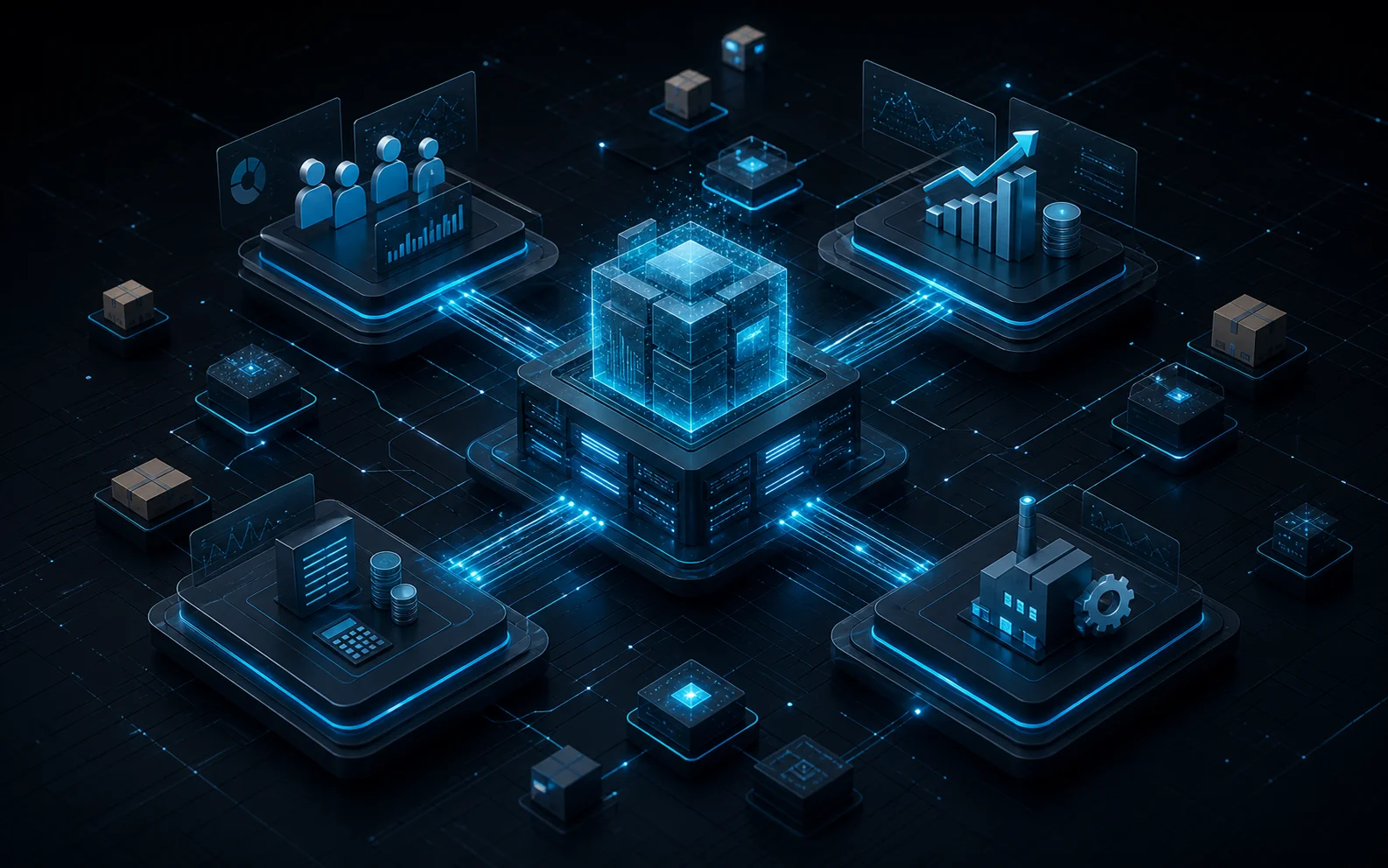 CoreERP modular ERP visual