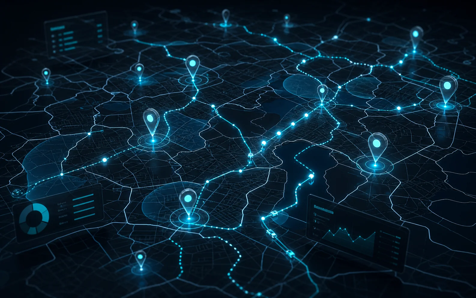 FieldForce route operations visual